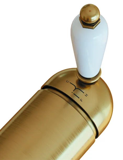 Детальное фото товара: Omoikiri Kyoto 2 Plus-G, смеситель, золото