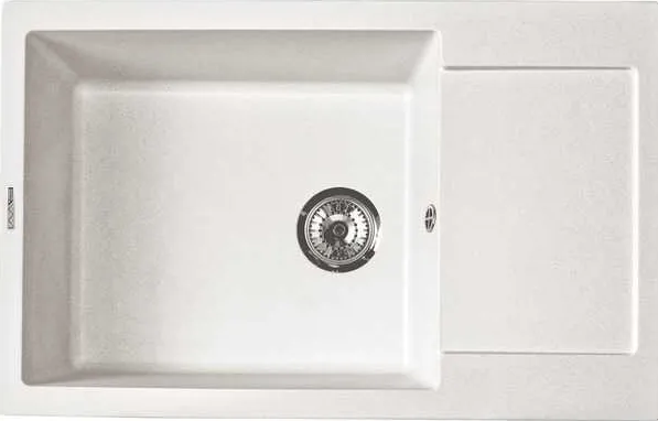 Фото товара: LAVA L.8 LATTE, мойка, гранит, белый