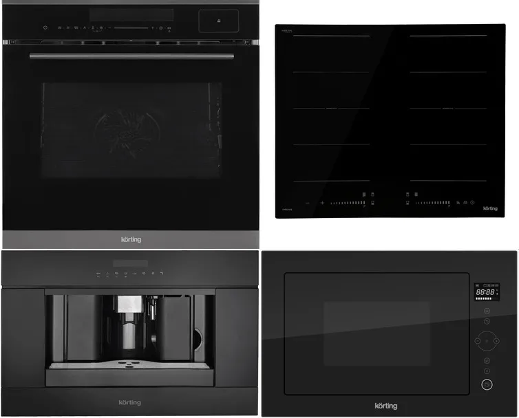 Фото товара: KORTING HIB 68900 B IMOVE + OKB 1350 S GNBX STEAM + KMI 825 TGN + KCM 9200 BG