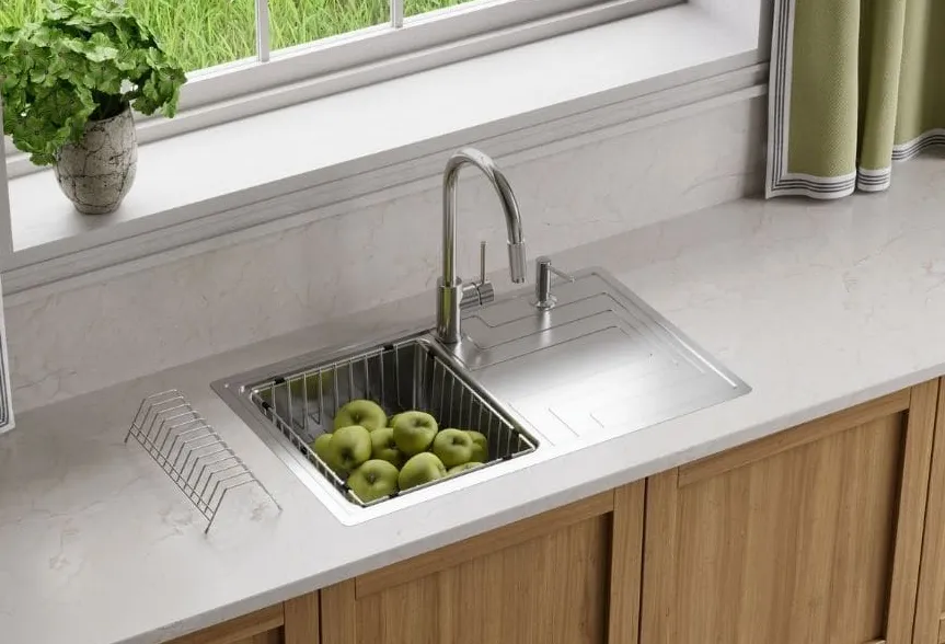 Детальное фото товара: Omoikiri Mizu 78-IN, мойка, нерж. сталь, оборачиваемая