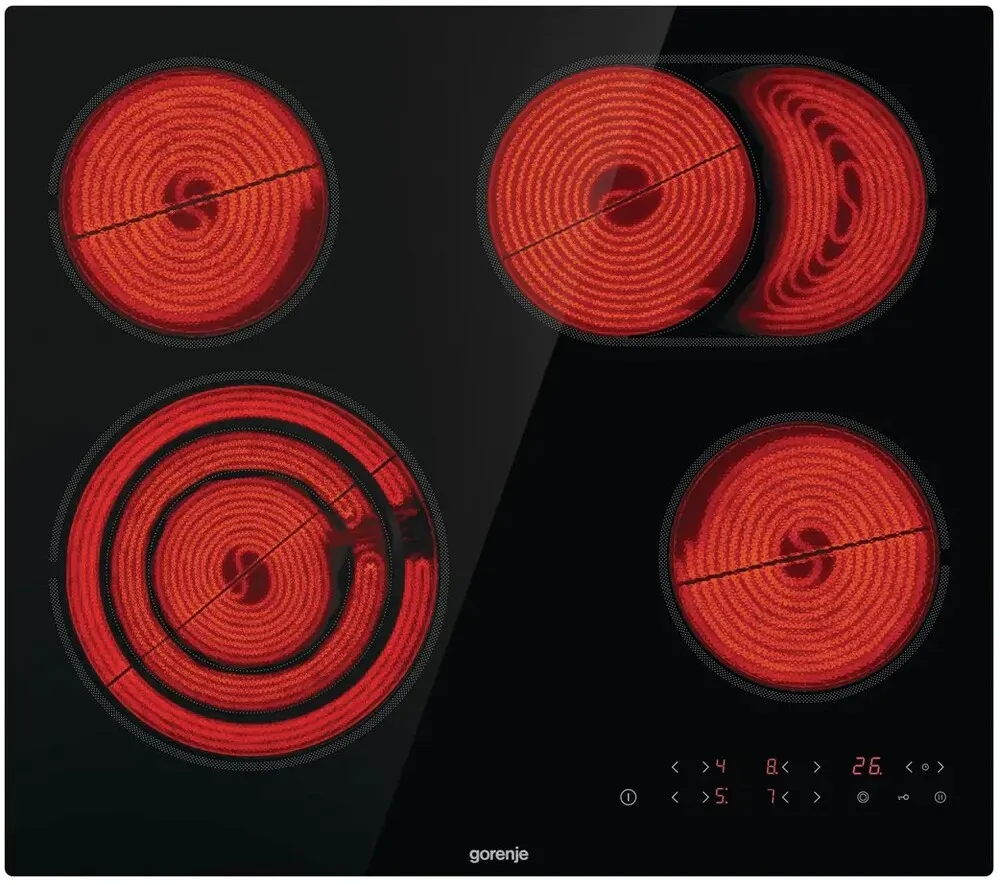 Детальное фото товара: Gorenje ECT646BSCE стеклокерамическая поверхность