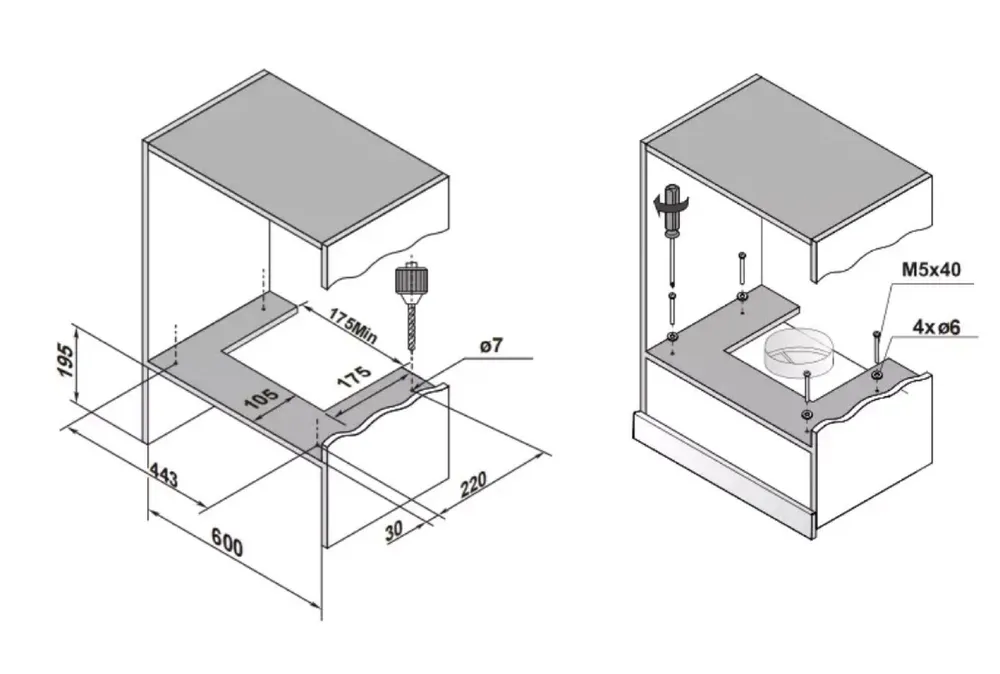 Схема встраивания