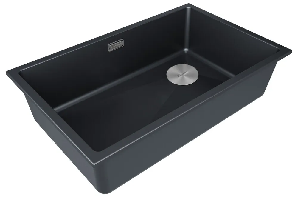 Детальное фото товара: Paulmark LUMI 74UNI-SKEW, мойка, гранит, антрацит
