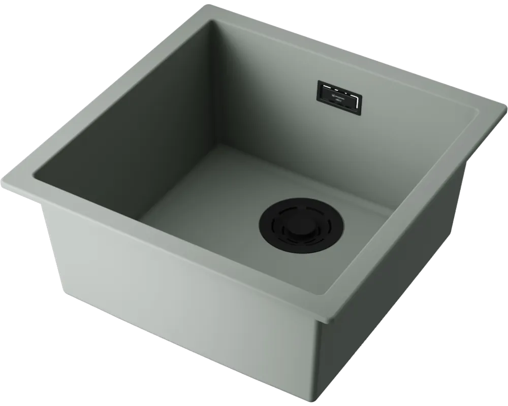 Детальное фото товара: Omoikiri Yamakawa 45-U/I-WG, мойка, керамика, wind green