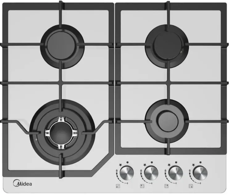 Фото товара: Midea MG645TGW газовая поверхность