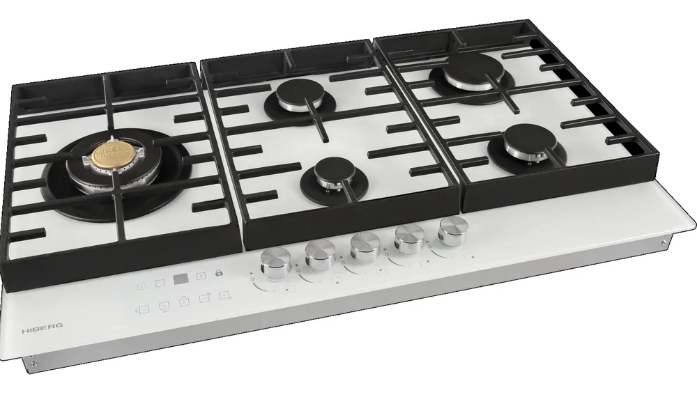 Детальное фото товара: HIBERG VM 9155 W газовая поверхность