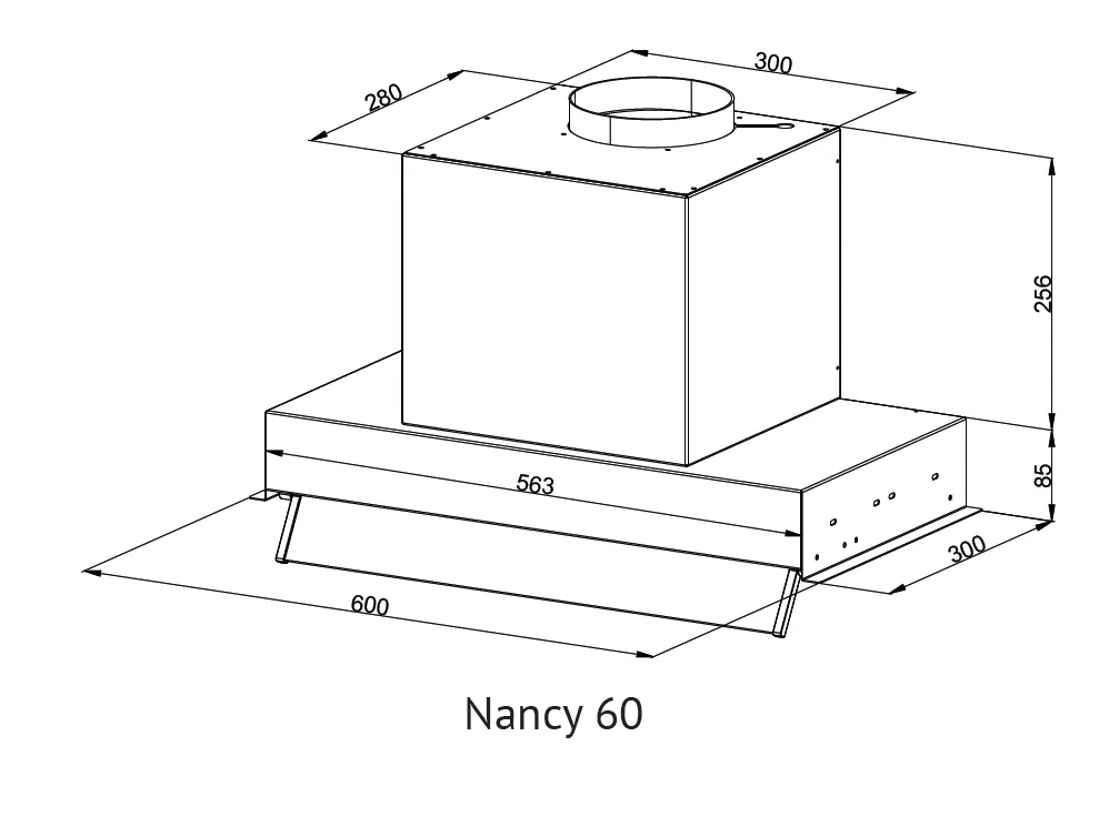 Детальное фото товара: Kuppersberg NANCY 60 Black