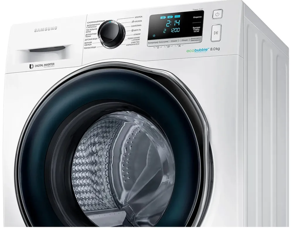 Детальное фото товара: Samsung WW80J6210CWOLD