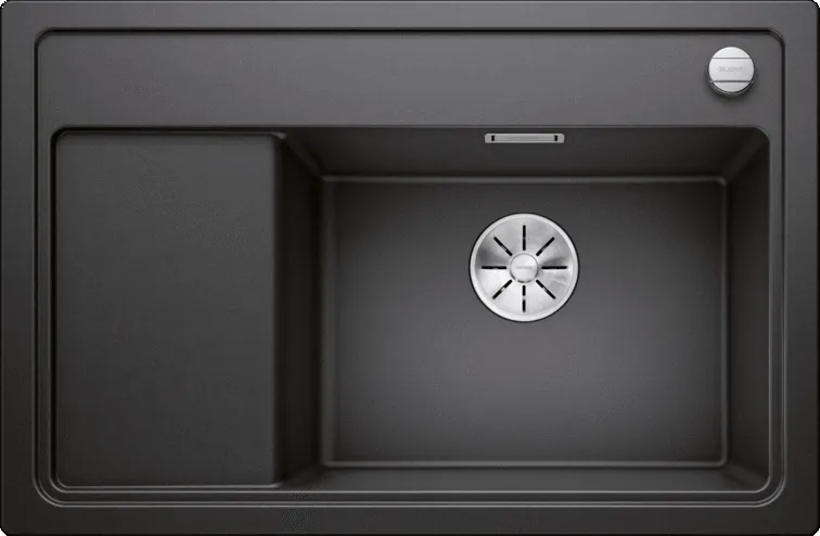 Фото товара: Blanco Zenar XL 6S Compact, мойка, гранит, антрацит, с клапаном-автоматом, чаша справа