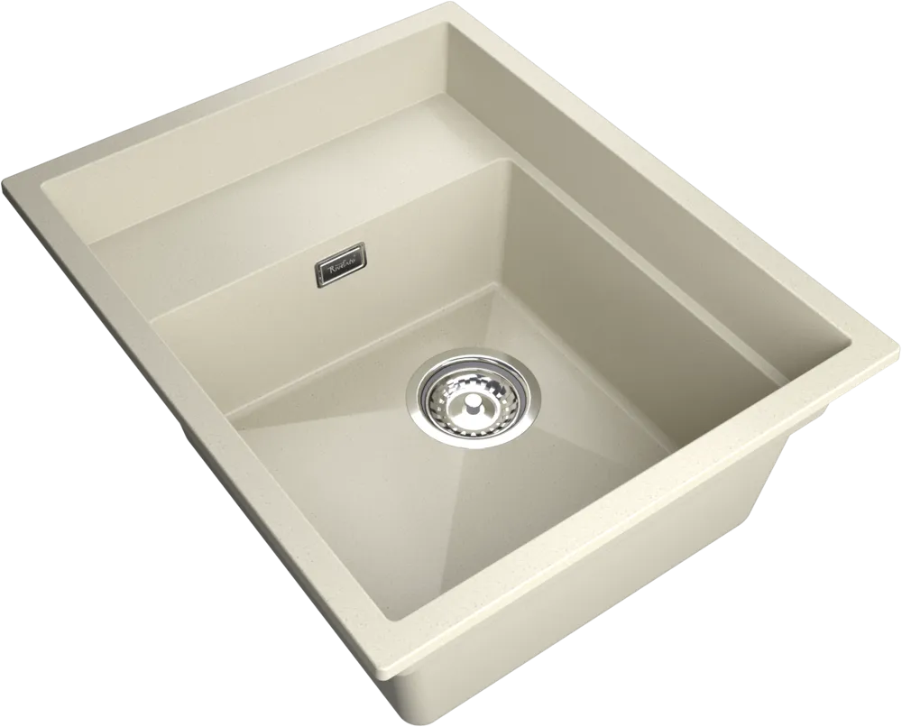 Детальное фото товара: Rivelato NOBILE NB-544-L beige scuro, мойка, гранит, темно-бежевый