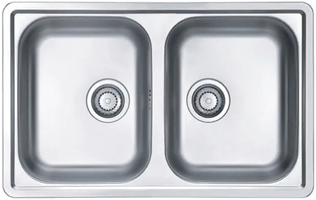 Детальное фото товара: ALVEUS LINE 90 NAT-90, мойка, нержавеющая сталь (в комплекте с сифоном 1130555)
