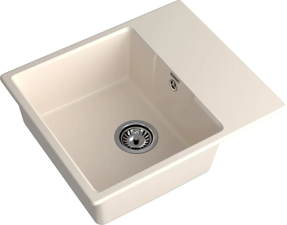 Детальное фото товара: GranFest URBAN GF-UR-658L, мойка, гранит, белый