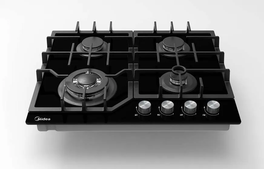 Детальное фото товара: Midea MG643TGB газовая поверхность