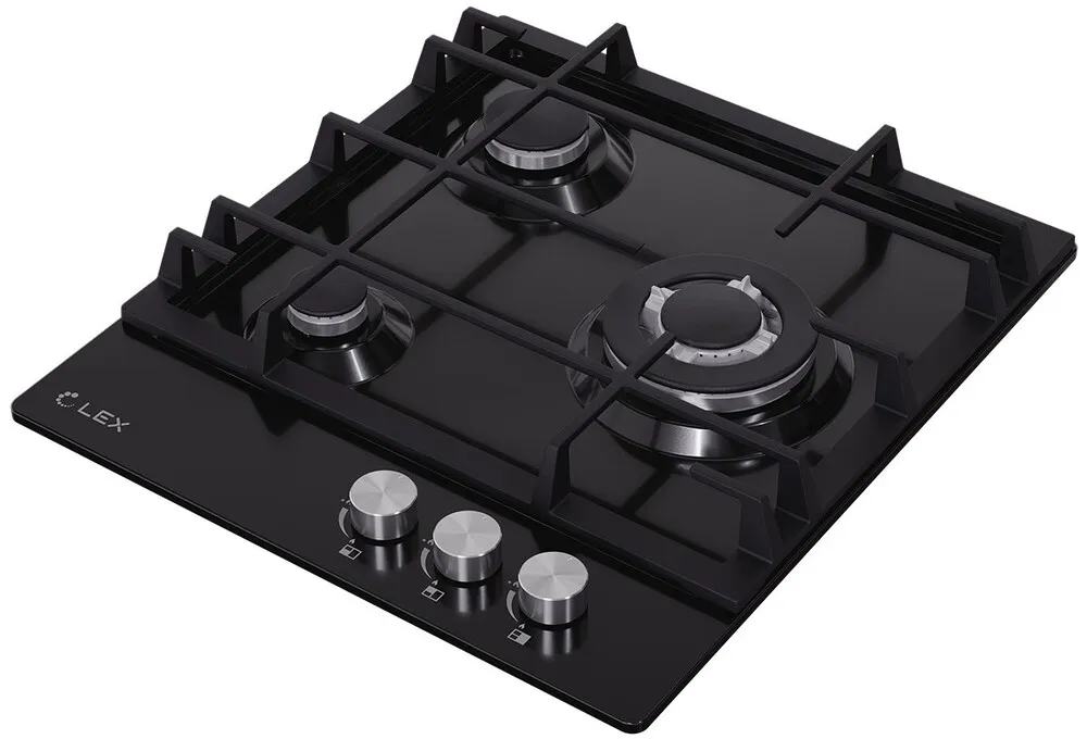 Детальное фото товара: LEX GVE 431 BL MATT EDITION газовая поверхность