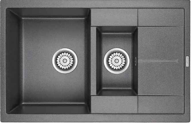 Детальное фото товара: Paulmark FLUGEN 60/1,5, мойка, гранит, графит