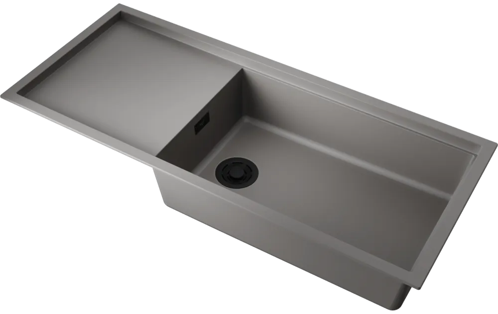 Детальное фото товара: Omoikiri Sintesi 116-GR, мойка, керамика, leningrad grey