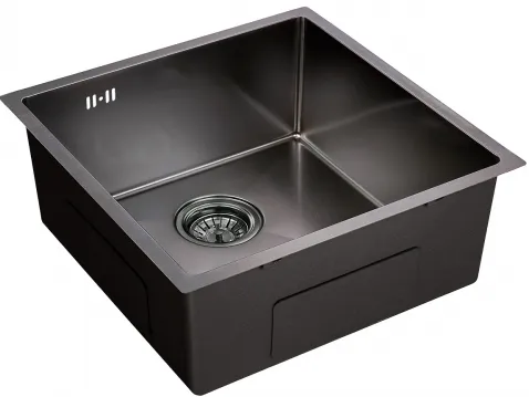 Детальное фото товара: Emar EMB-131 PVD Nano Dark, мойка, вороненая сталь