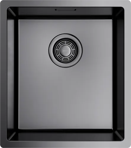 Фото товара: Omoikiri Tadzava 39-U/I-GM, мойка, нержавеющая сталь/вороненая сталь