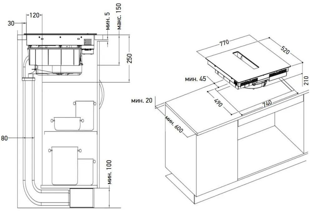 Схема встраивания
