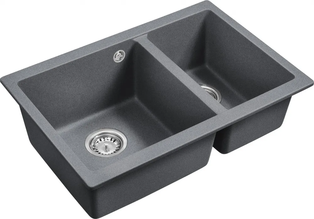 Фото товара: Emar EMQ-2665.PL, мойка, гранит, антрацит