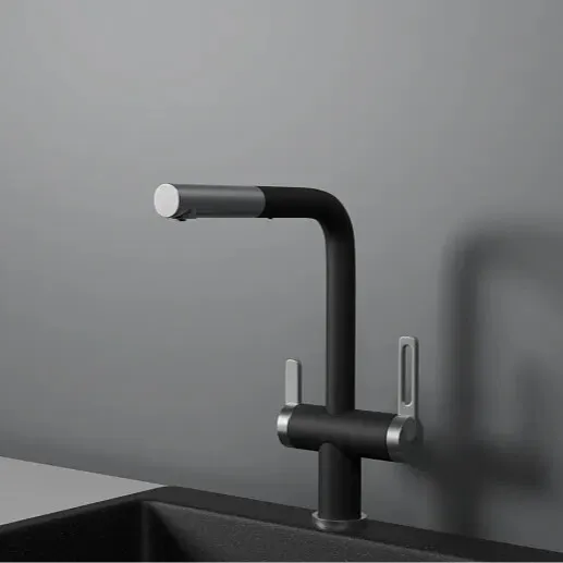 Фото товара: GRANULA 8170 смеситель, гранит, черный