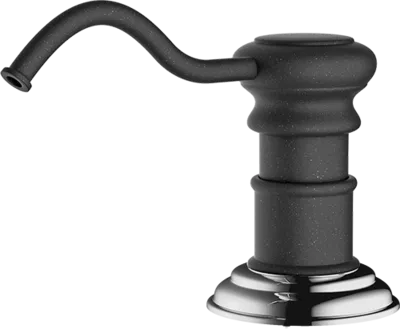 Фото товара: Omoikiri OM-01-BL, дозатор для моющего средства, черный