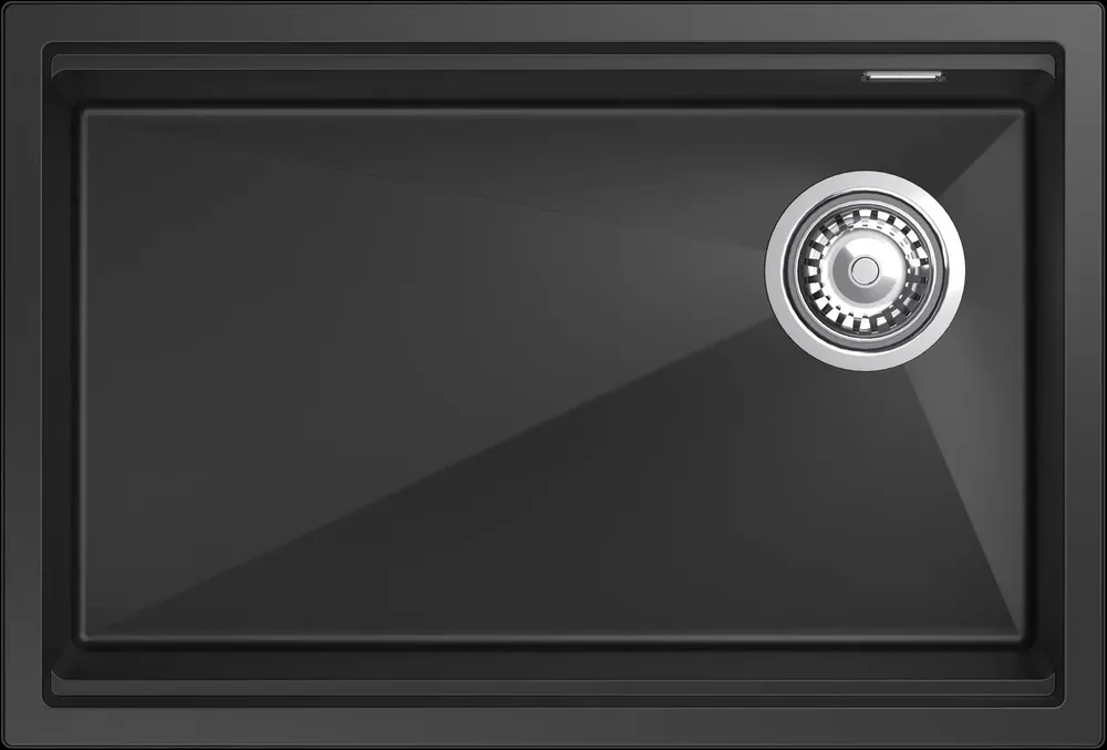 Детальное фото товара: Rivelato LINO LN-654-R antracite, мойка, гранит, антрацит