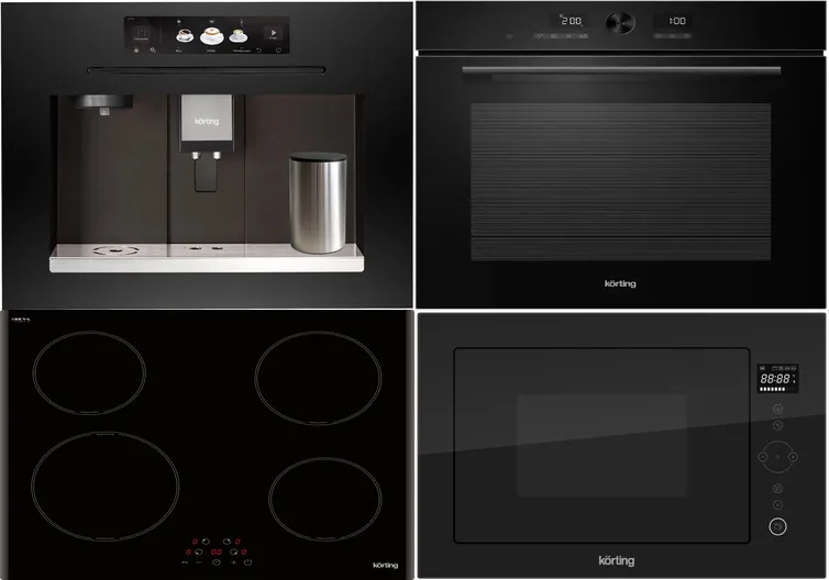 Фото товара: KORTING HI 64013 B + OKB 1680 GN MW + KMI 825 TGN + KCM 9830 BCG