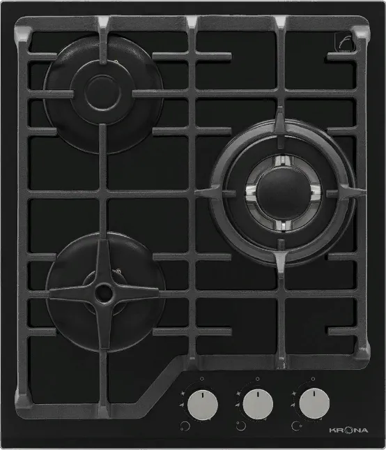 Детальное фото товара: Krona CORNIOLA 45 BL газовая поверхность