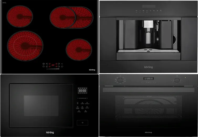 Фото товара: KORTING HK 62550 B + OKB 591 CSGN + KMI 827 GN + KCM 9200 BG