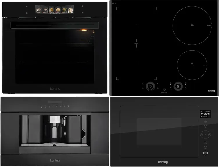 Фото товара: KORTING HIB 64750 B SMART + OKB 9261 CPGN + KMI 825 TGN + KCM 9200 BG