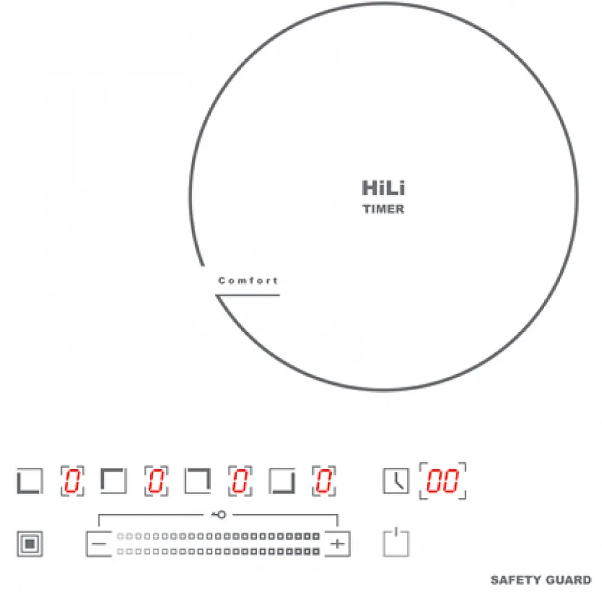 Детальное фото товара: KAISER KCT 6715 F W стеклокерамическая поверхность