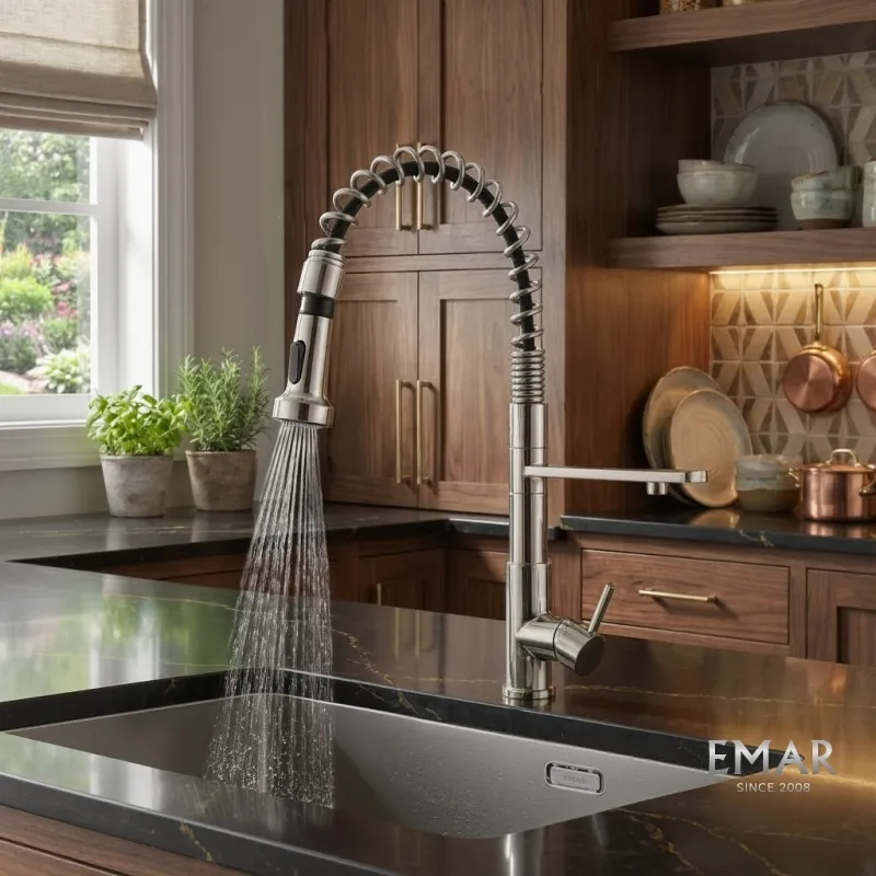 Детальное фото товара: Emar ECB 7021, смеситель, сатин