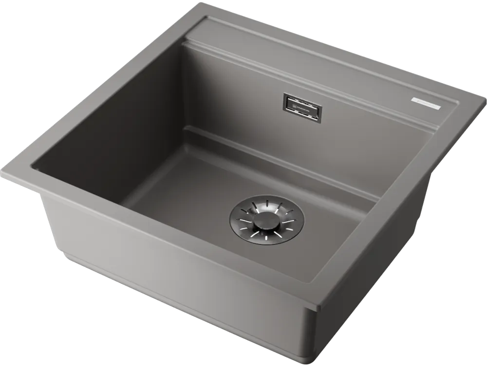 Детальное фото товара: Omoikiri Kitagawa 51-GR, мойка, керамика, leningrad grey