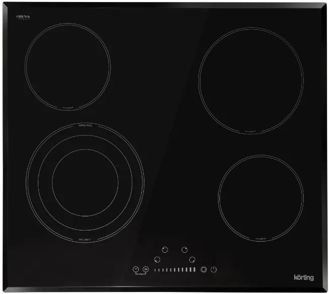 Детальное фото товара: Korting HK 63500 B стеклокерамическая поверхность