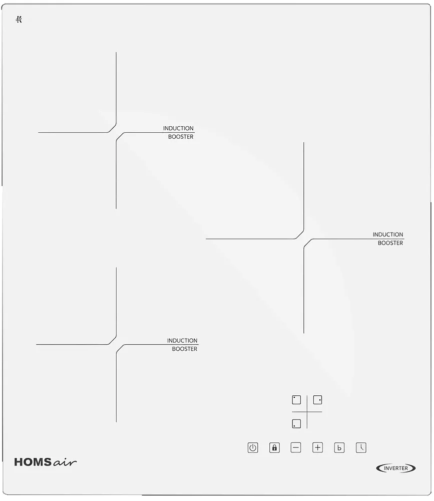 Фото товара: HOMSair HI43AWH индукционная поверхность