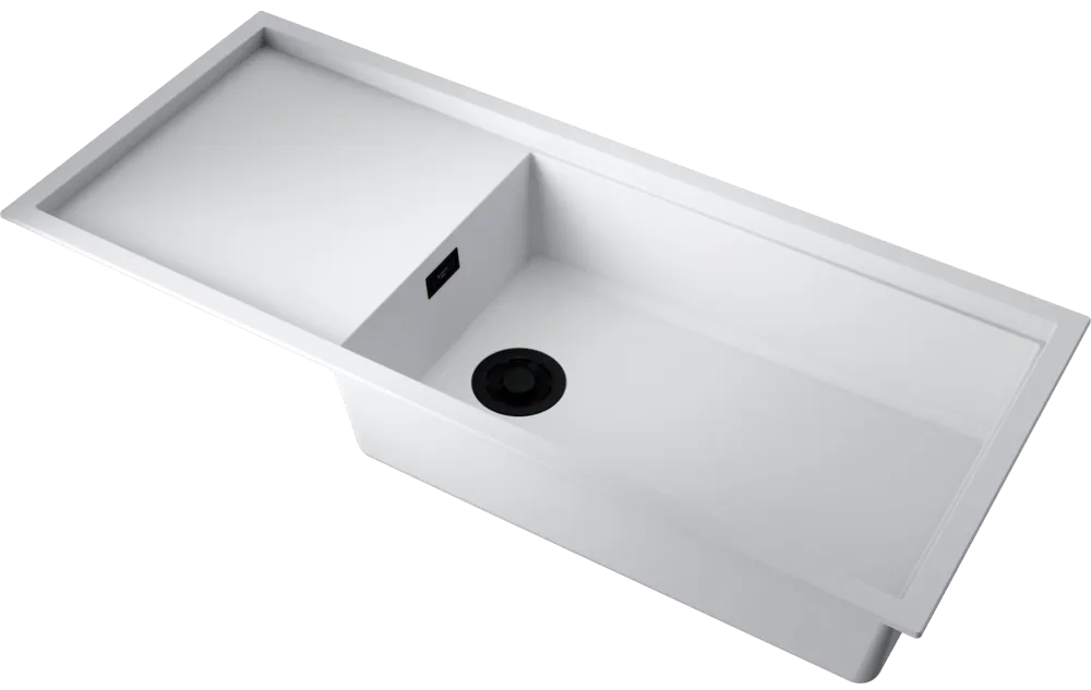 Детальное фото товара: Omoikiri Sintesi 116-WH, мойка, керамика, белый