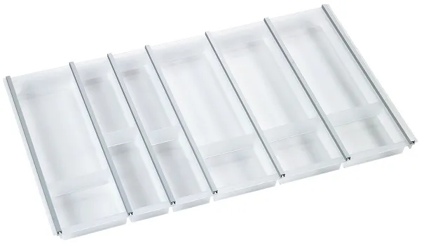 Детальное фото товара: Ninka Cuisio Aqua 900, Hettich ArciTech, лоток для столовых приборов, белый