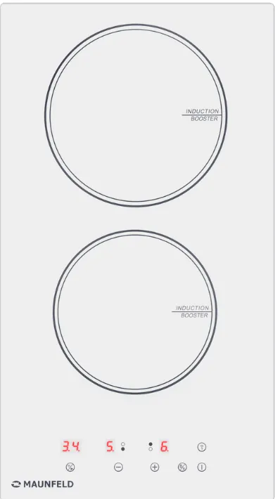 Фото товара: Maunfeld CVI292WH индукционная поверхность