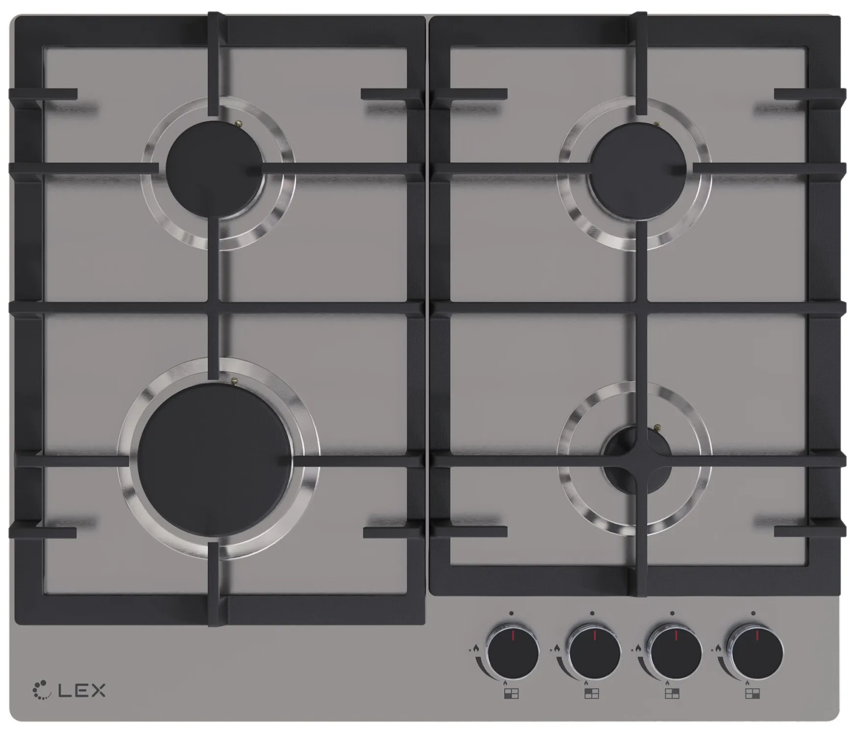 Фото товара: LEX GVS 642A IX газовая поверхность