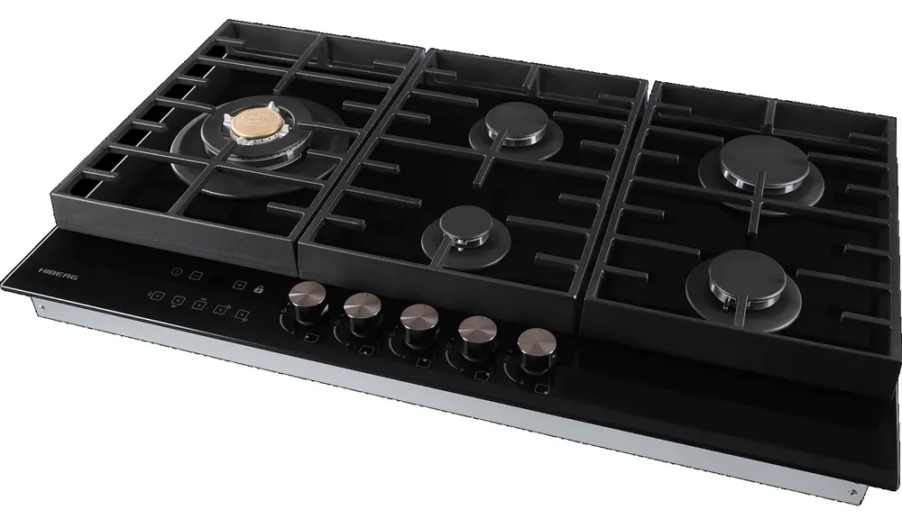 Детальное фото товара: HIBERG VM 9155 B газовая поверхность