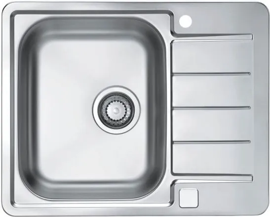 Фото товара: ALVEUS LINE MAX 110 SAT-90, мойка, нержавеющая сталь (в комплекте с сифоном 1127251)