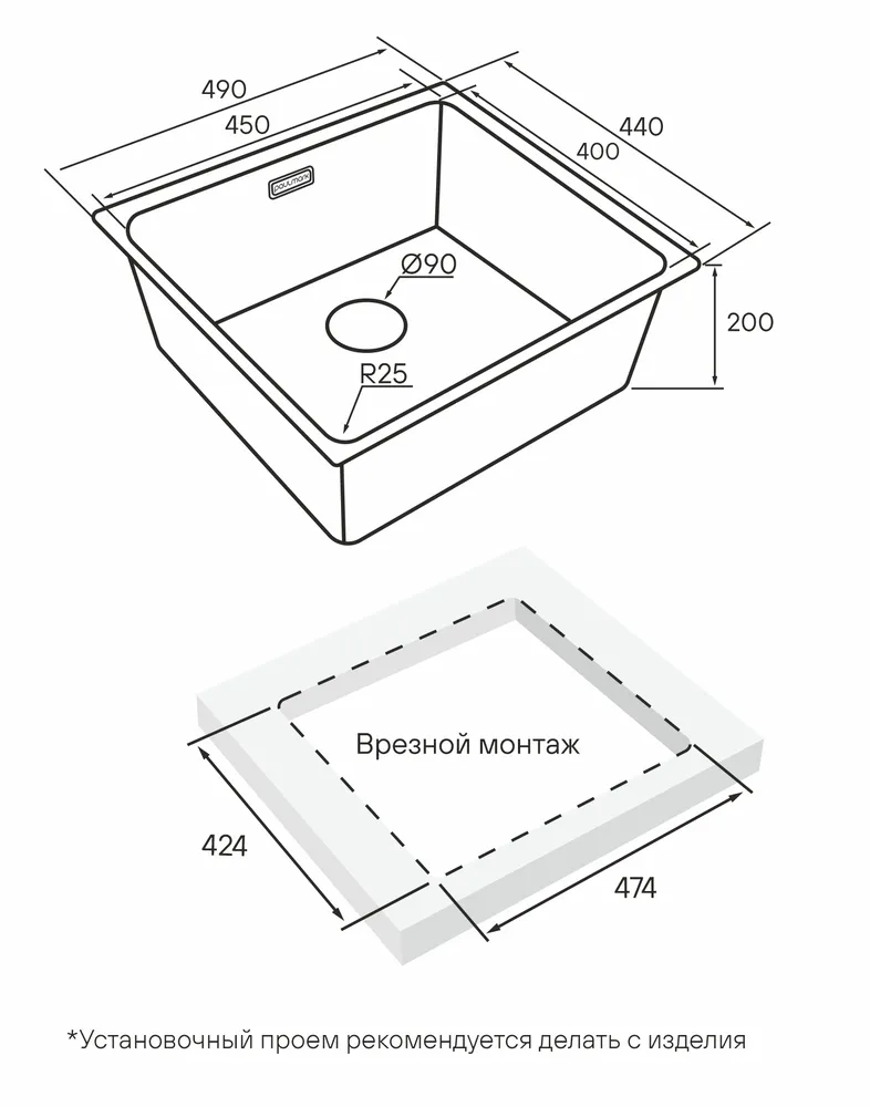 Схема встраивания