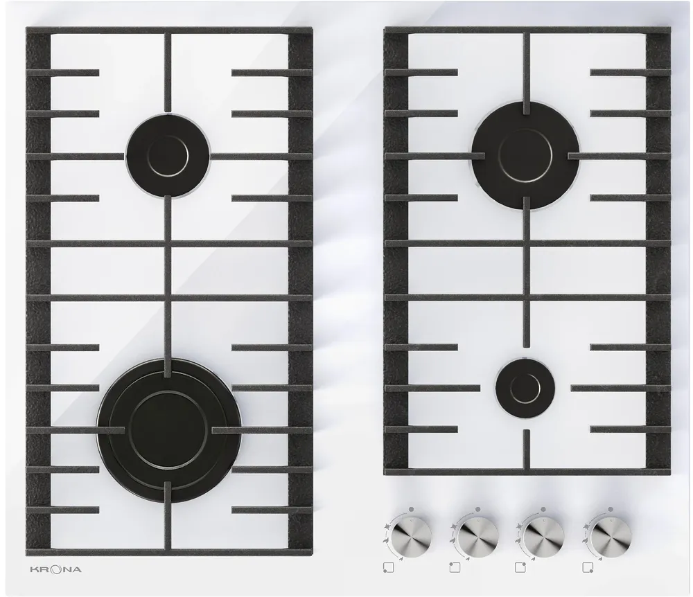 Фото товара: Krona HAGEL 60 WH газовая поверхность