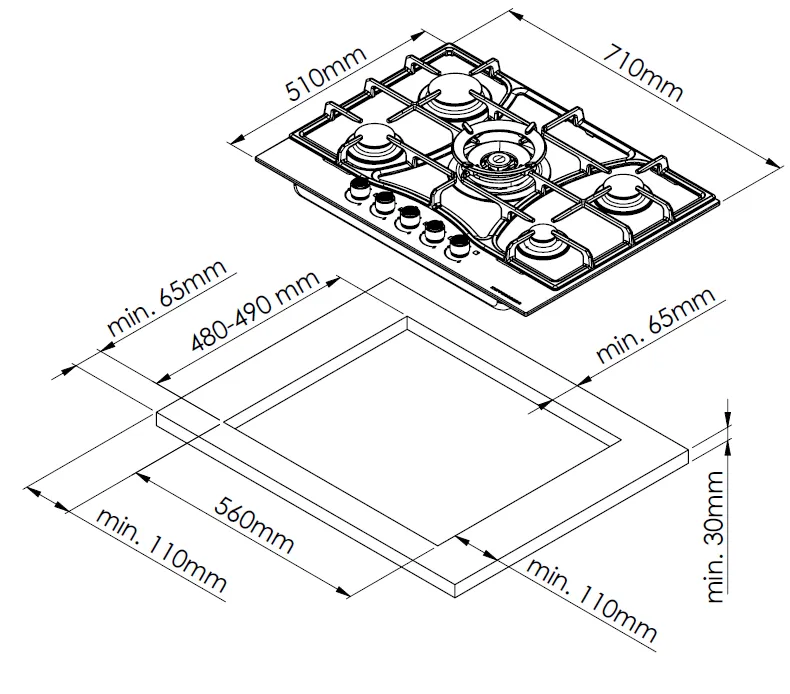 Схема встраивания