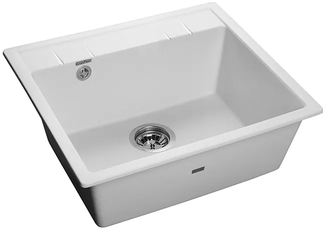 Детальное фото товара: GranFest QUADRO GF-Q-561, мойка, мрамор, иней