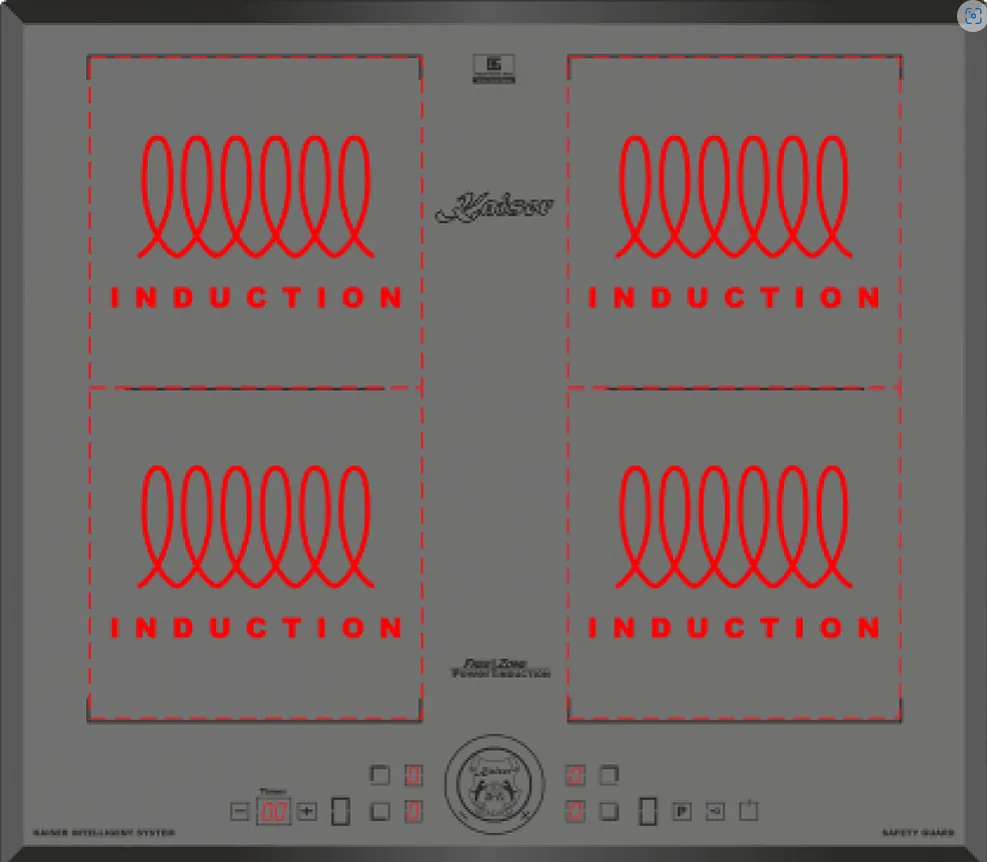 Детальное фото товара: KAISER KCT 6745 FI Elf AD индукционная поверхность