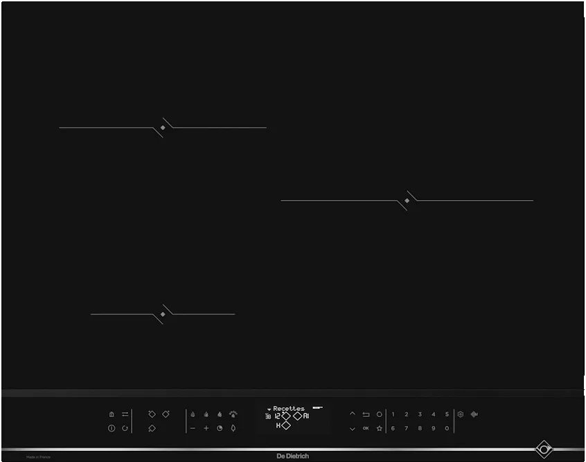 Фото товара: De Dietrich DPI4320X индукционная поверхность
