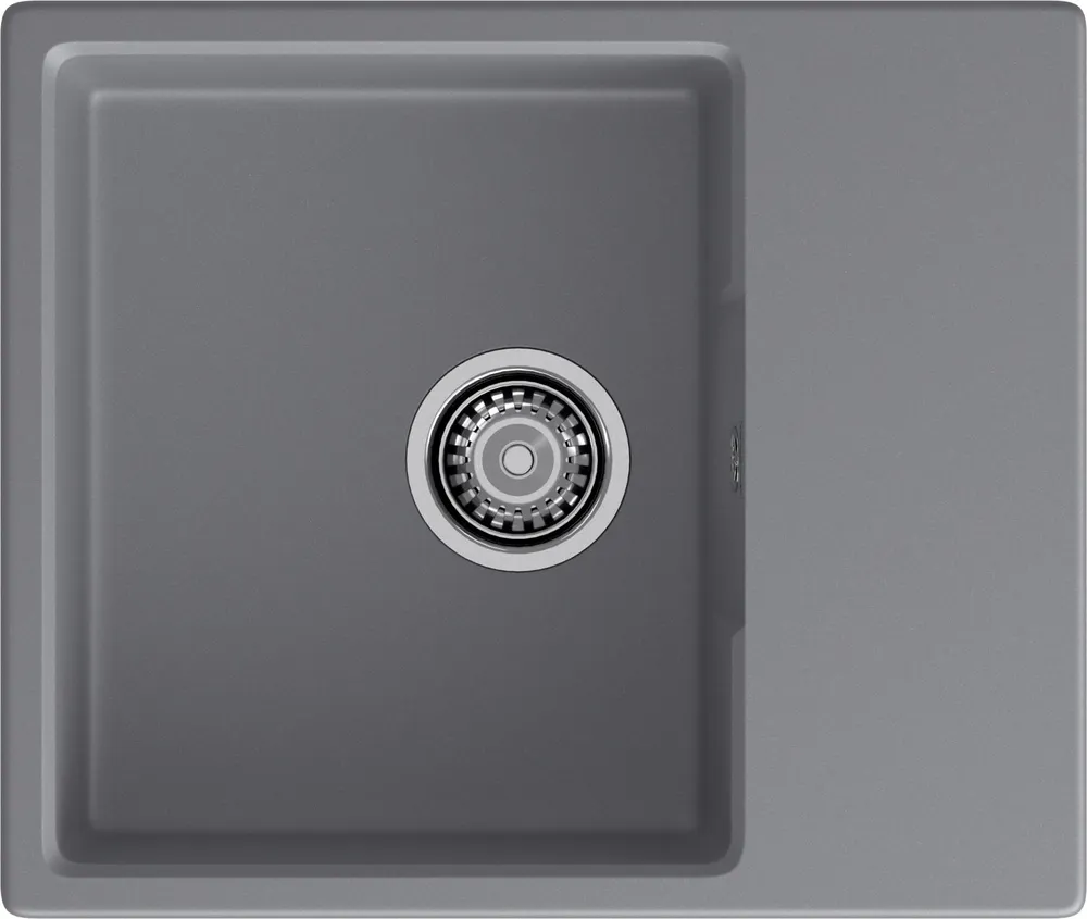 Детальное фото товара: GranFest URBAN GF-UR-658L, мойка, гранит, темно-серый