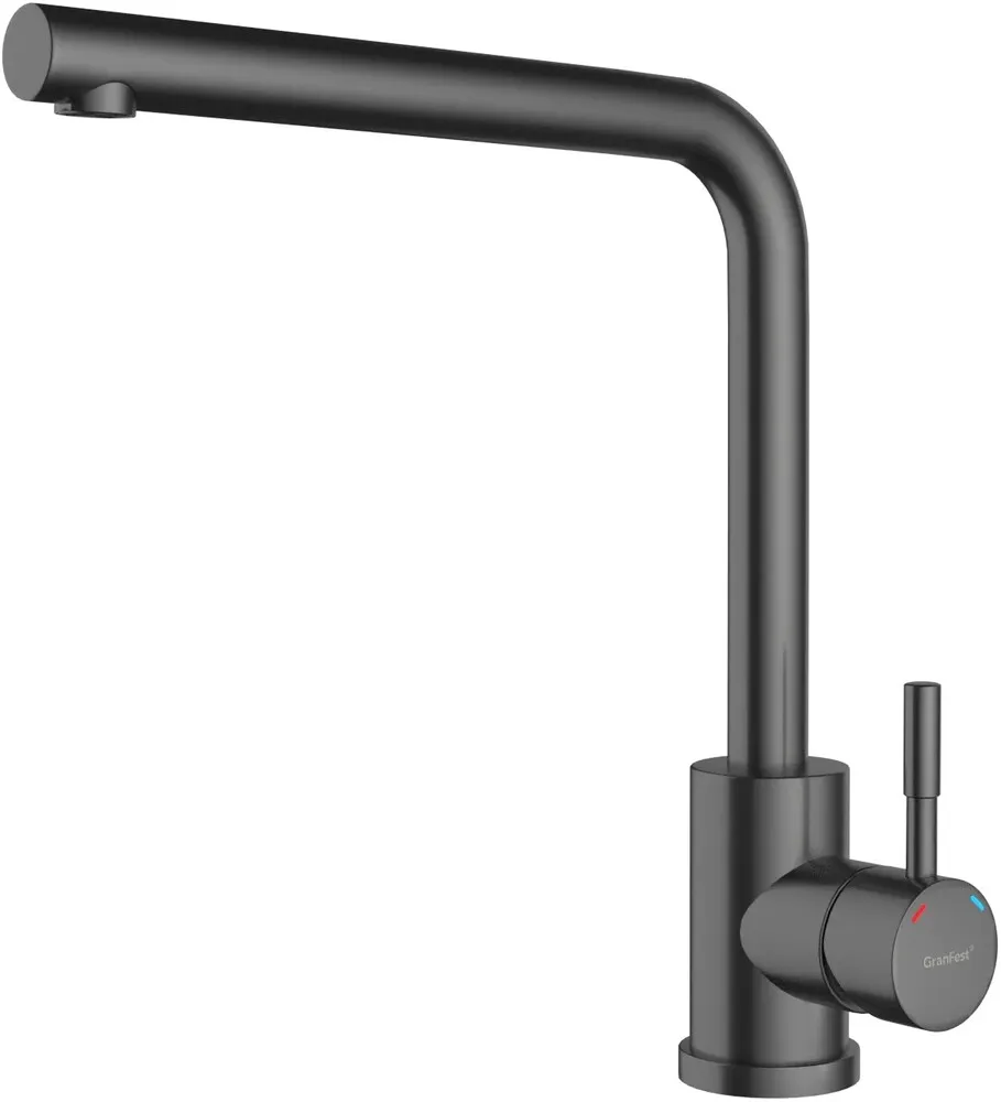 Фото товара: GranFest GF-Z-5411, смеситель, нержавеющая сталь, PVD графит